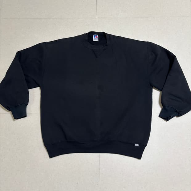 Usa 90s 러셀 애슬레틱 스웻셔츠 블랙 XL