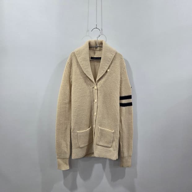 랄프로렌 숄카라 니트 가디건 S