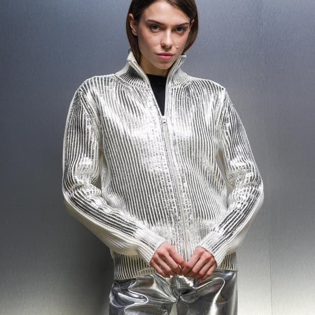 메종 마르지엘라 메탈릭 스포츠 자켓