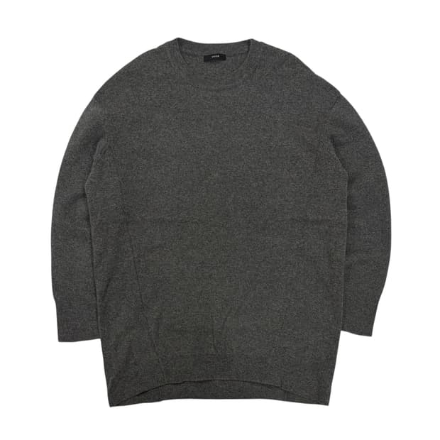 시스템 엘보우패치 니트 