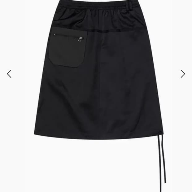 오헤시오 포켓 밴딩 스커트 네이비