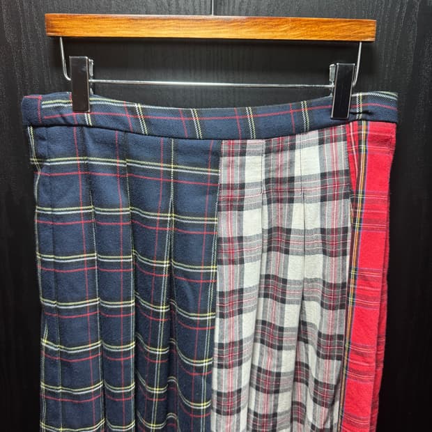 zara skirt 체크 스커트