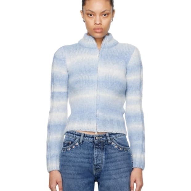 팔로마울 집업 니트 가디건