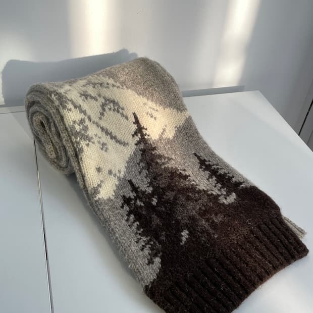 브룩스 브라더스 울 머플러