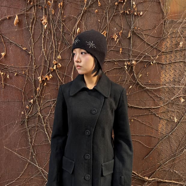 ARMANI JEANS 울 코트