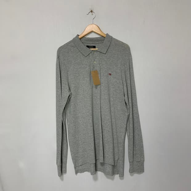 폴로랄프로렌 폴로진스 롱슬리브 긴팔 카라 티셔츠 그레이 M 빈티지