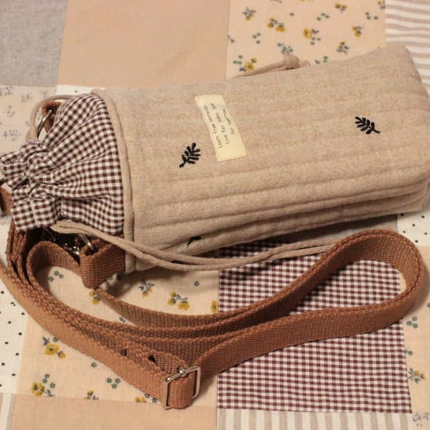 핸드메이드 물병 주머니