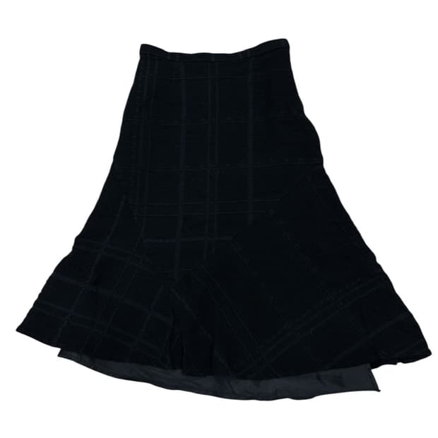 fairy 체크 언발란스 스커트