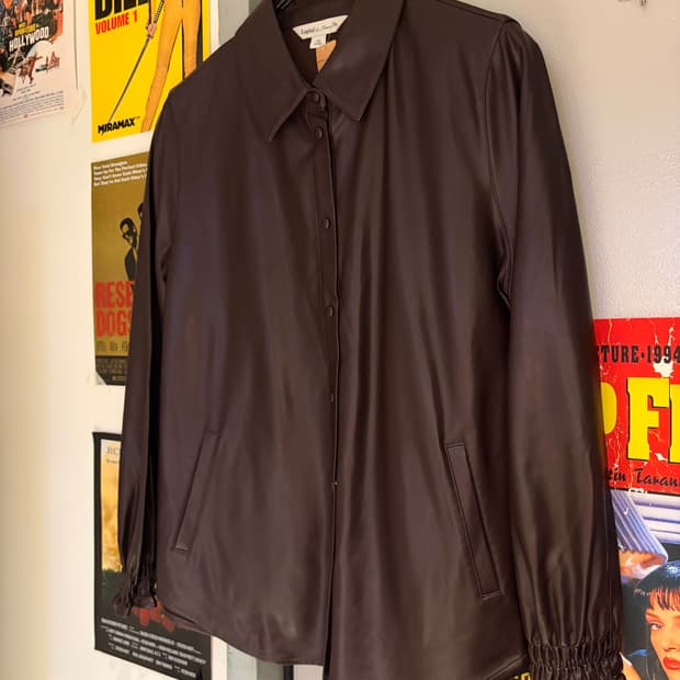 라삐아프 레더 셔츠자켓