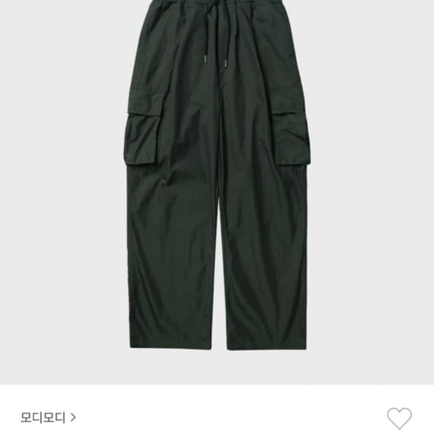 모디모디 오버핏 카고 팬츠 