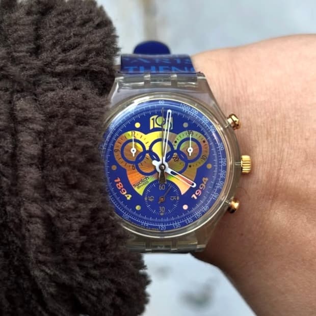94년 발매) Swatch 스와치 올림픽 100주년 크로노그래프 빈티지