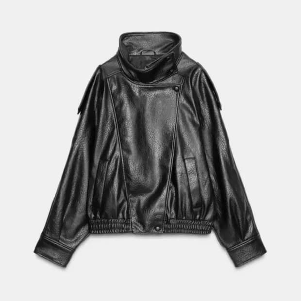 자라 레더자켓 공용