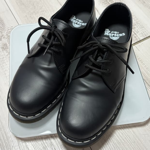 닥터마틴 1461 ws 블랙 스무스 270size