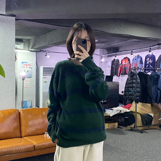 폴로 랄프로렌 스트라이프 니트 B3355