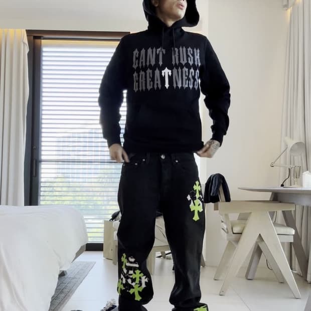 central cee trapsatr 콜라보 후드티