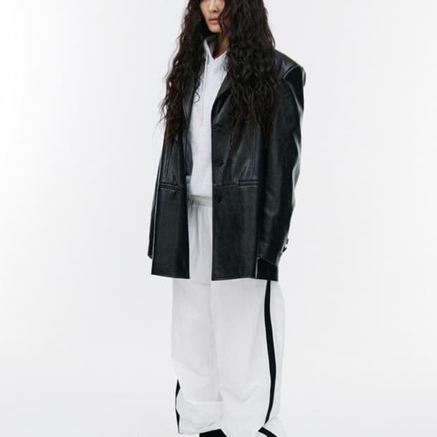 에스이오 레더 자켓