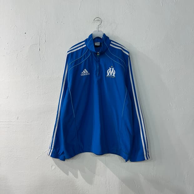 아디다스 올림피크 마르세유 윈드브레이크 반집업 긴팔 95