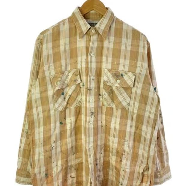 (M) BOWWOW PAINTED FLANNEL SHIRT