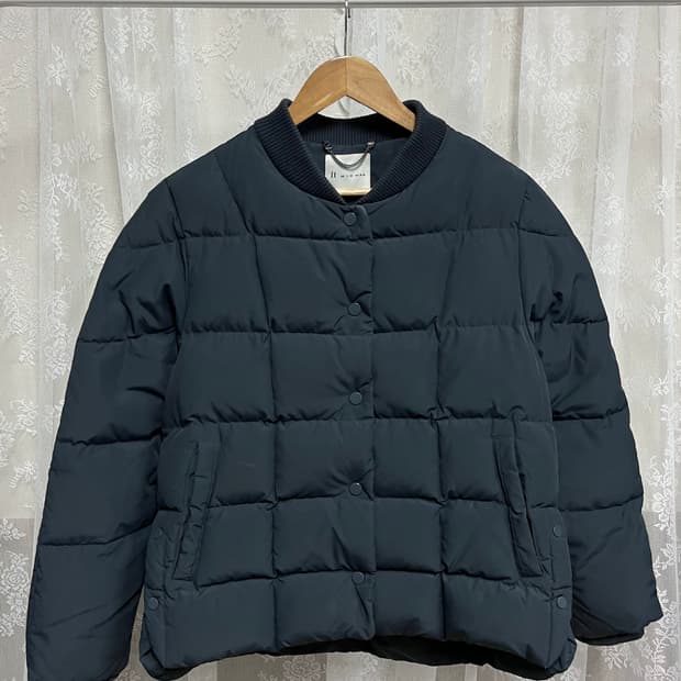 88-165) 잇미샤 덕다운 패딩 점퍼 네이비