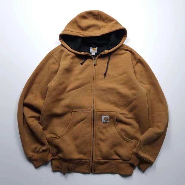 🤎칼하트 레인디펜더 써멀 브라운 후드집업🤎