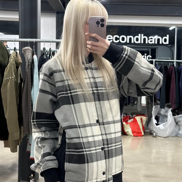 슈프림 14FW 플루이드 체크 바시티