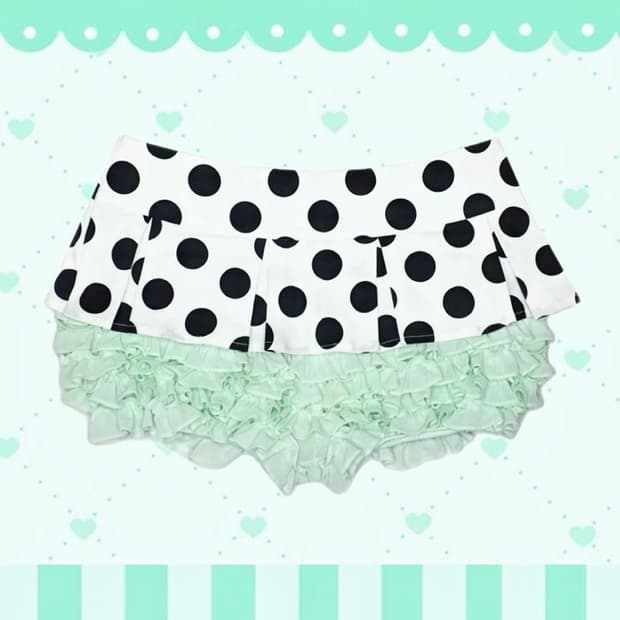 nit alcove SKIRT 아일릿 착용