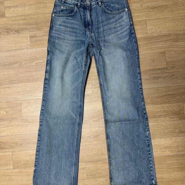 open yy 트럭커 데님 팬츠 