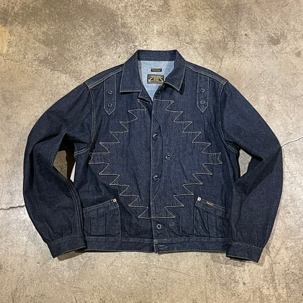 Kapital 12oz 데님 산토도밍고 썬더버트 재킷 (B5163)