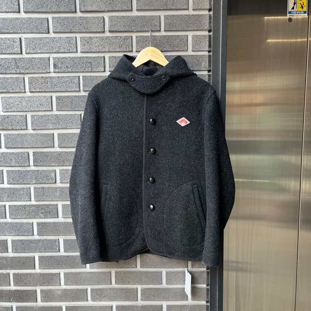 Danton 단톤 울 후디 코트 다크그레이 40