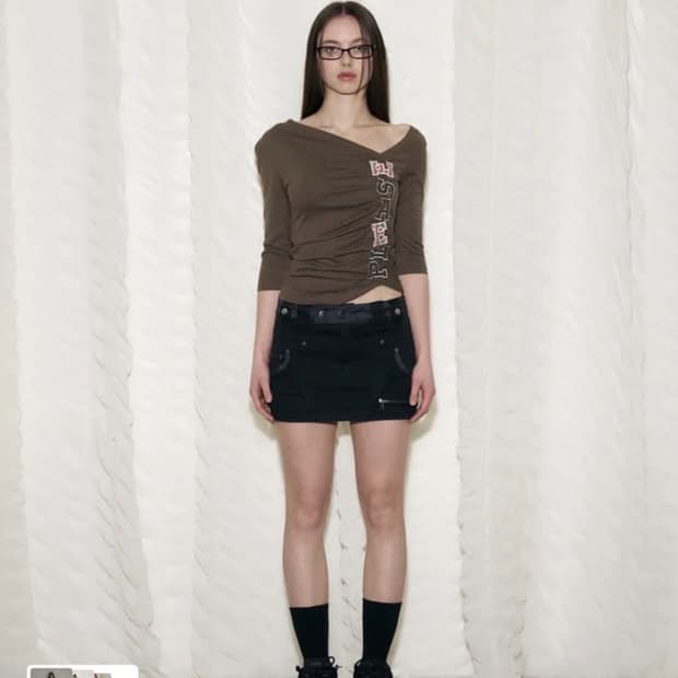 플리즈노팔로우 카밀라 포켓 미니 스커트 s