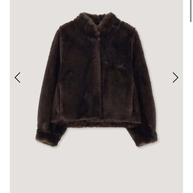 망고매니플리즈 ballen fur jacket 퍼자켓(새상품)