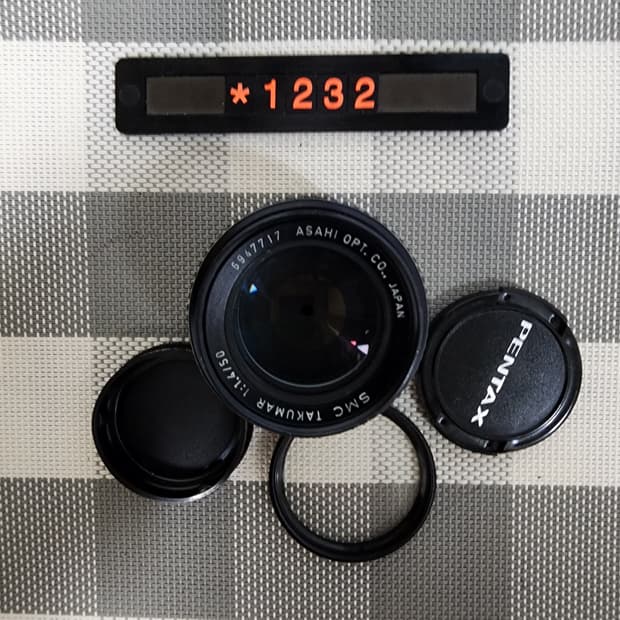 M42 마운트 타쿠마 50mm 1.4단렌즈