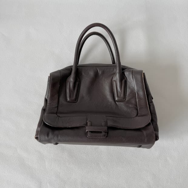 르베이지(LEBEIGE) 레더 토트백