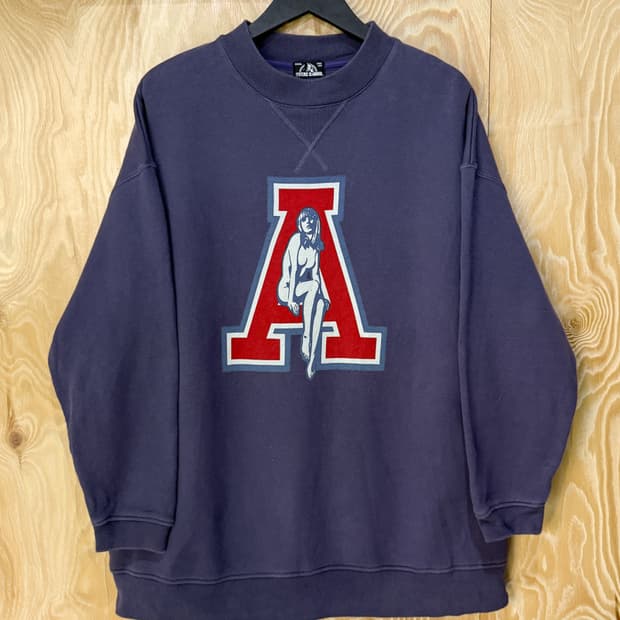 히스테릭 글래머 빅 A 로고 스웻셔츠