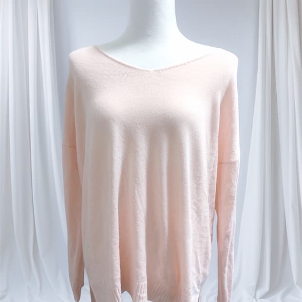 빈티지 피치 니트