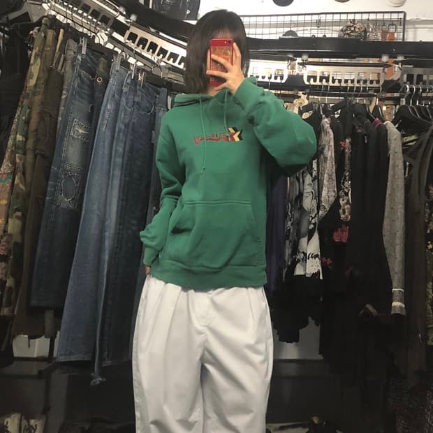 스투시 프린팅 후드티