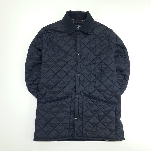CN735W L 버버리 네이비 퀄팅 자켓 점퍼