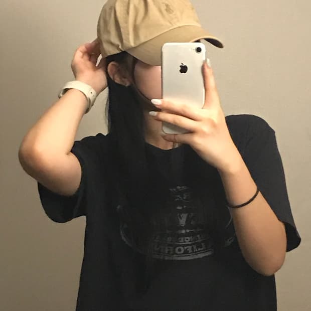 폴로 스몰로고 볼캡 베이지