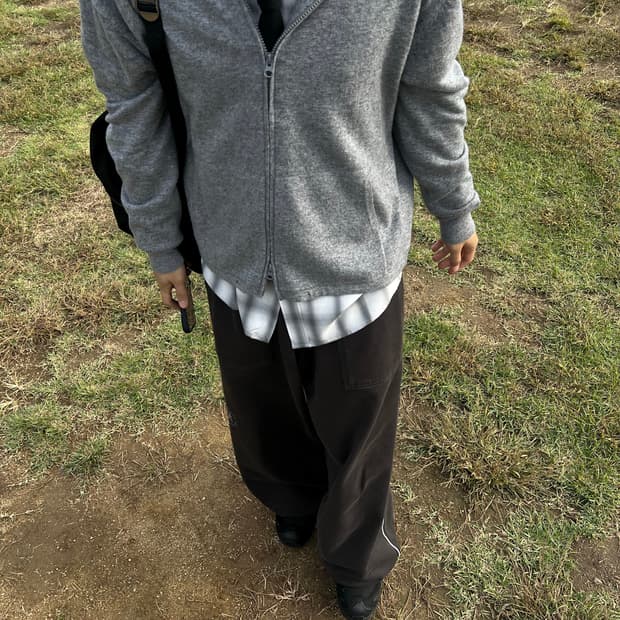 폴리테루 퍼티그 스웻 팬츠 카키 그린