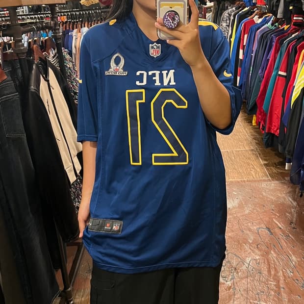 [HI]NFL 풋볼져지 반팔티 블루