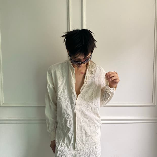[EMPORIO ARMANI] Yellow Washed Loose-Fit