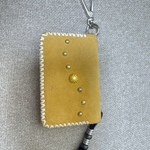 FAZE 스터드카드지갑 (브라운스웨이드)