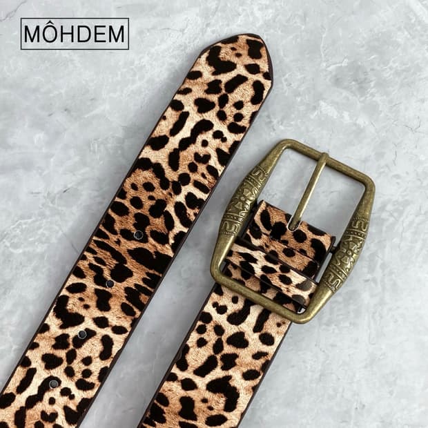 [Unisex] 에스닉 레오파드 호피 벨트
