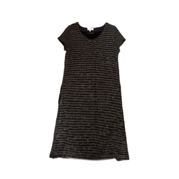 모리걸 스트라이프 니트 원피스 하구미 일본 빈티지 히피 펑크