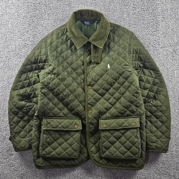 폴로랄프로렌 다이아몬드 퀼팅 스윙탑 헌팅 자켓 ( M ) / 11067