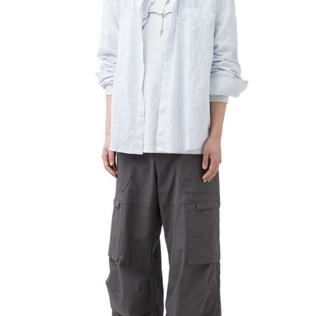 [2] 해칭룸 클래식 셔츠 스트라이프 화이트 블루