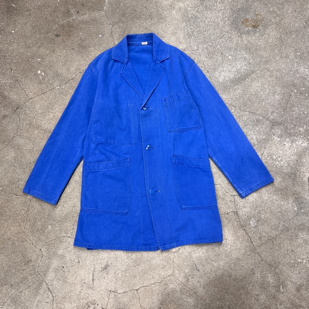 프렌치 블루 워크 자켓 우먼