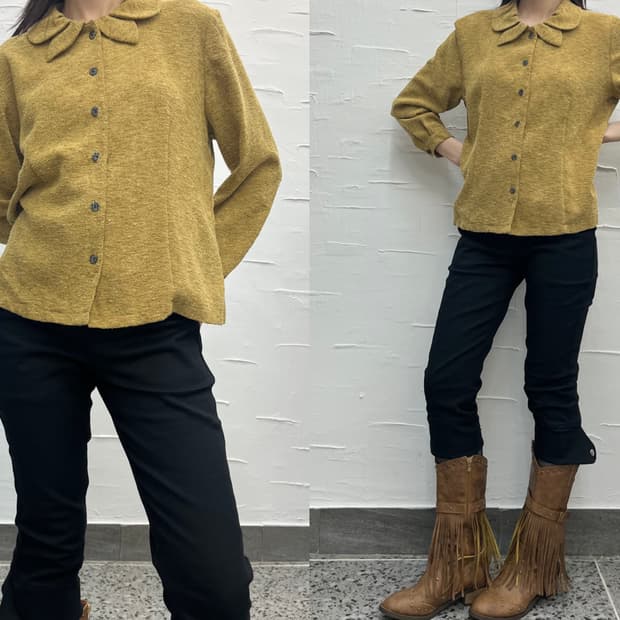 blossom collar cardigan