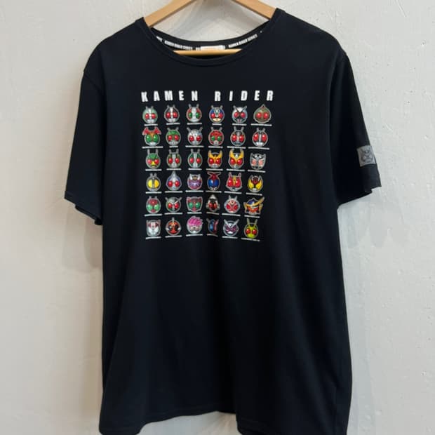 BANDAI 반다이 오피셜 가면라이더 그래픽 반팔 티셔츠