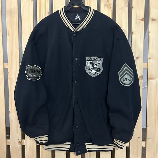 (XL) 아비렉스 리버시블 양면 스타디움 자켓